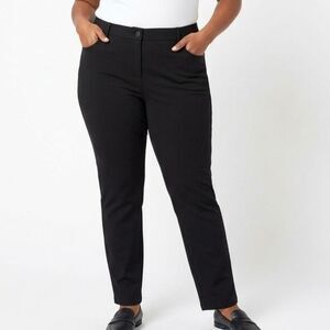 Ophelia Roe Black Dress Pants‎ Size 2X Plus Size Work Trousers